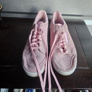 adidas Pink Suede Athletic Sneakers
